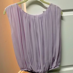 Silk sleeveless tank.
